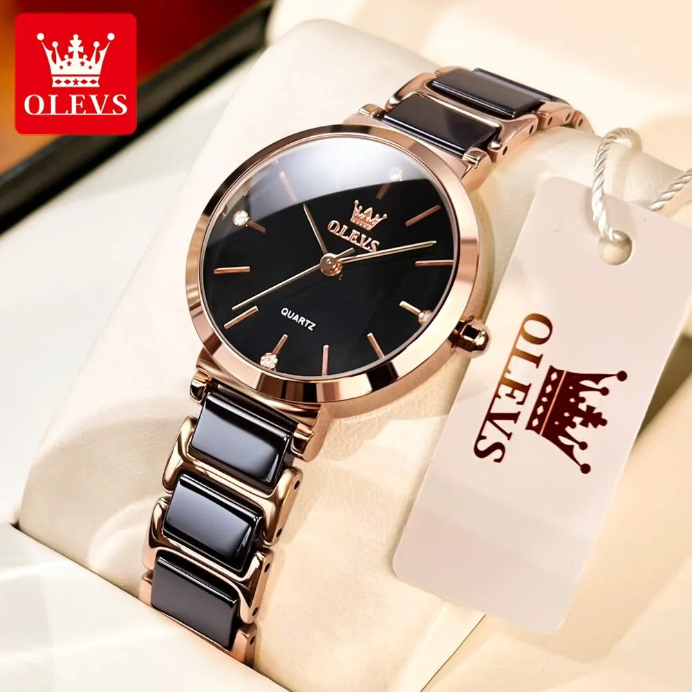 OLEVS - Women’s Luxury Rose Gold Quartz Watch