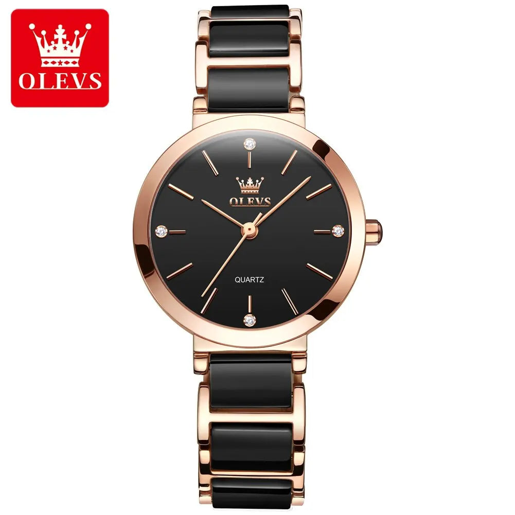 OLEVS - Women’s Luxury Rose Gold Quartz Watch
