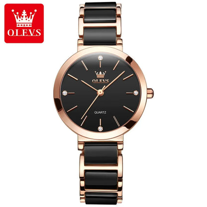 OLEVS - Women’s Luxury Rose Gold Quartz Watch