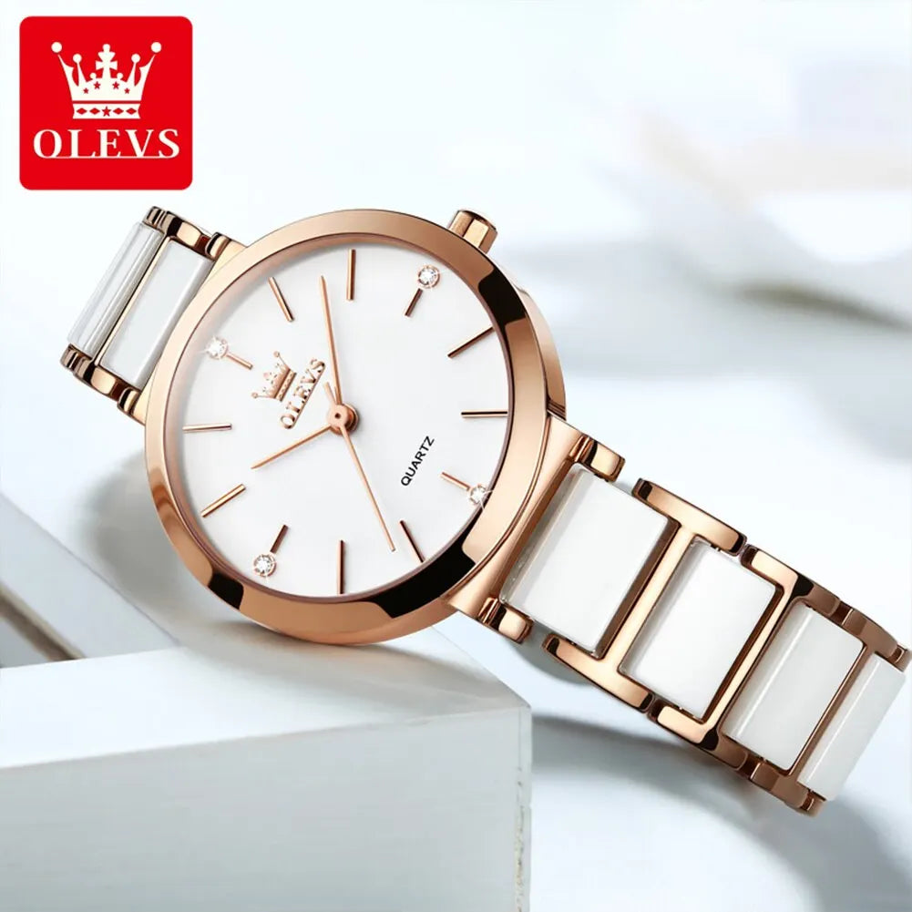 OLEVS - Women’s Luxury Rose Gold Quartz Watch
