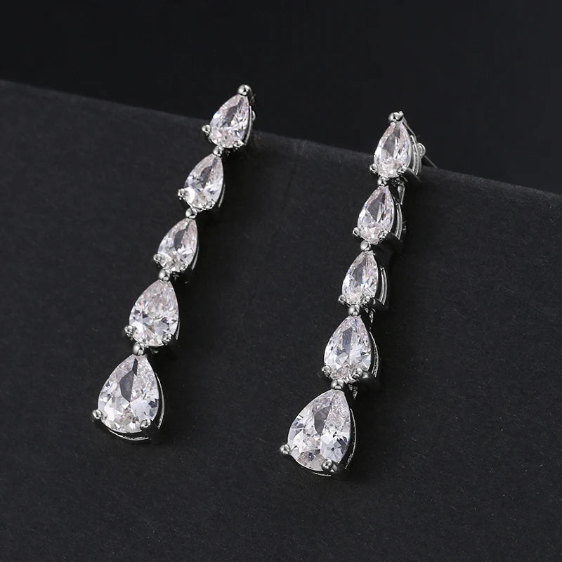 Teardrop Necklace & Earrings Set