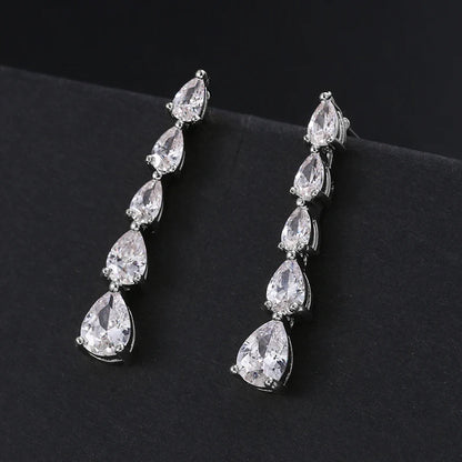 Teardrop Necklace & Earrings Set
