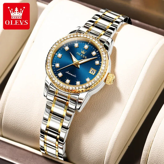 Olevs 7003 - Women’s Automatic Stainless Steel Watch