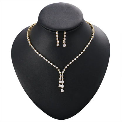Teardrop Necklace & Earrings Set
